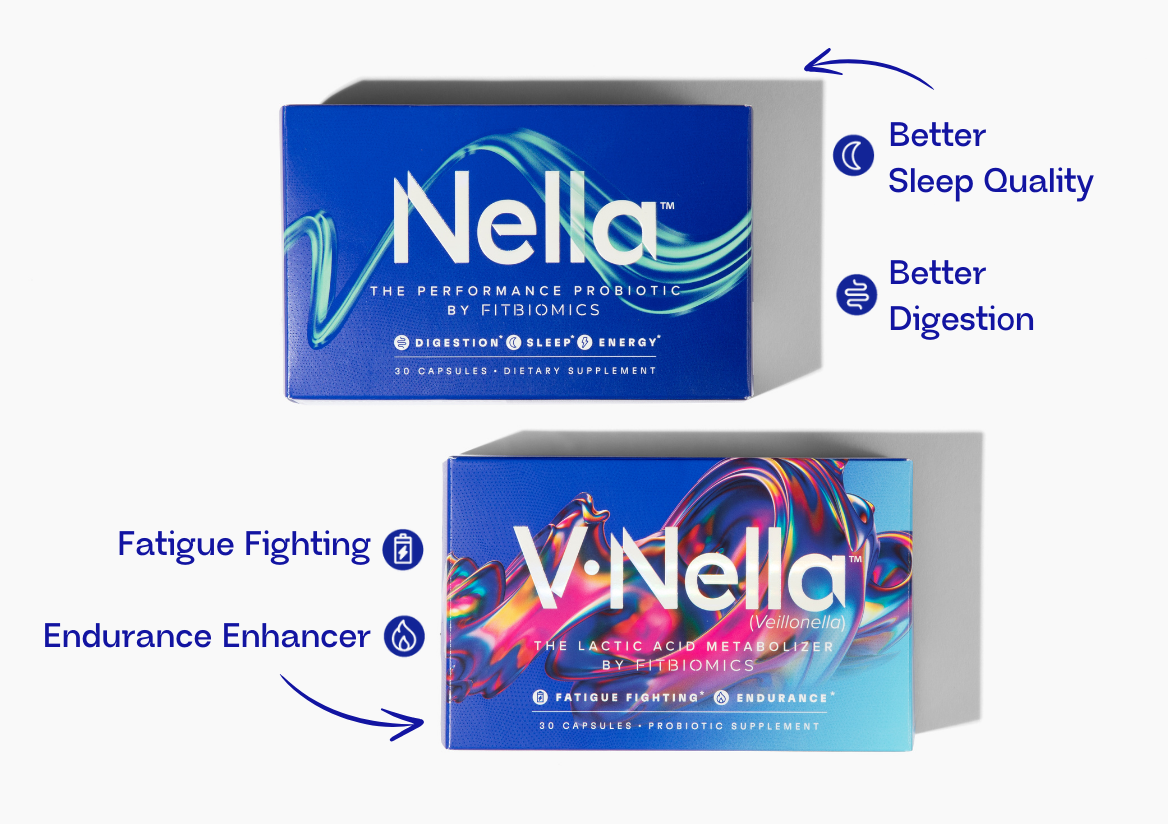 Nella and V•Nella with benefits shown next to each