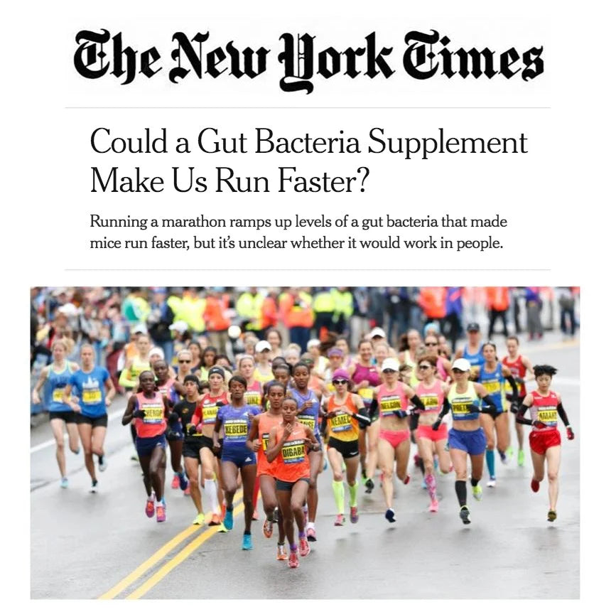 New York times image with runners